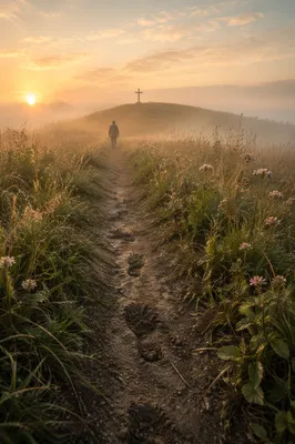 Obedient Footsteps Toward the Cross