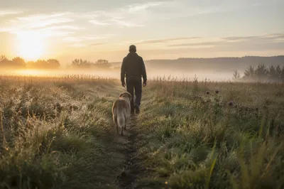 Obedient Footsteps Through a Morning Meadow