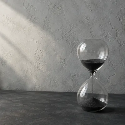 Patient Hourglass in Soft Morning Light