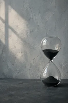 Patient Hourglass in Soft Morning Light