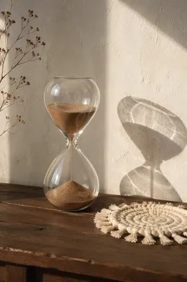 Patient Hourglass in Soft Morning Light
