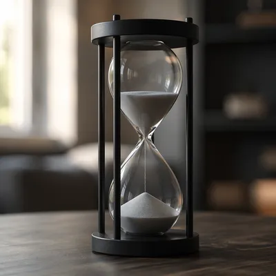 Patient Hourglass in Soft Morning Light