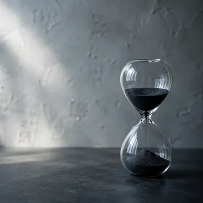Patient Hourglass in Soft Morning Light