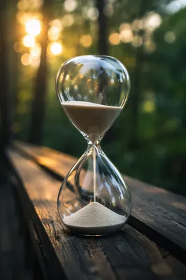 Patient Hourglass in Soft Morning Light
