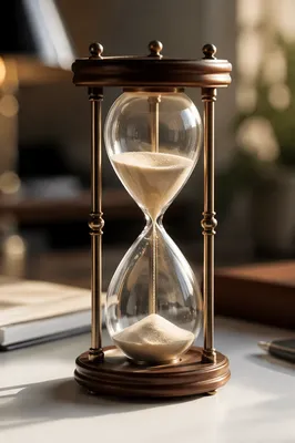 Hourglass in Soft Morning Light