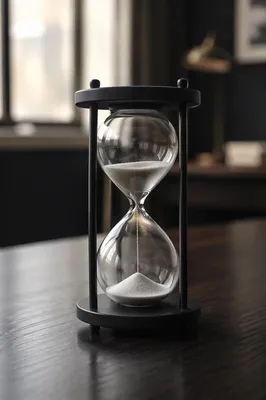 Patient Hourglass in Soft Morning Light