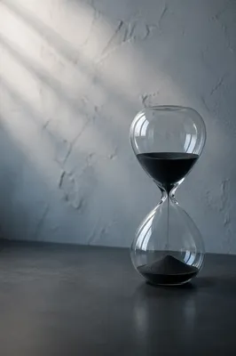 Patient Hourglass in Soft Morning Light