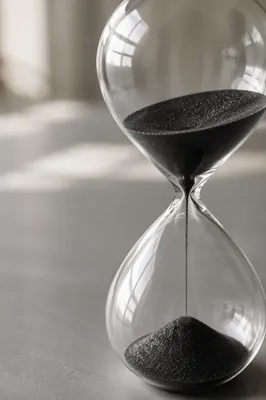 Patience Hourglass in Soft Morning Light