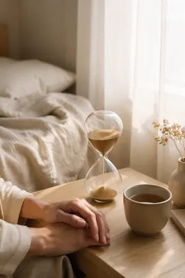 Patient Waiting in Soft Morning Light