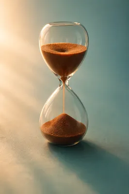 Hourglass in Soft Morning Light