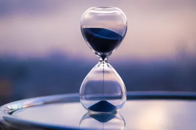 Patience Hourglass in Soft Morning Light