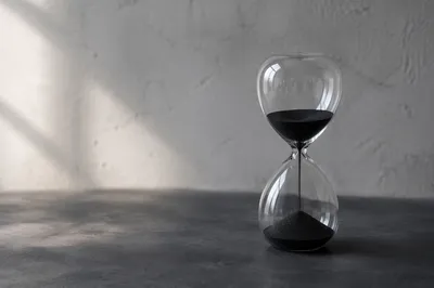 Patient Hourglass in Soft Morning Light
