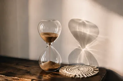 Patient Hourglass in Soft Morning Light