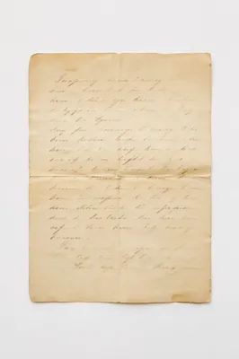 Peaceful Trust Letter on White Surface