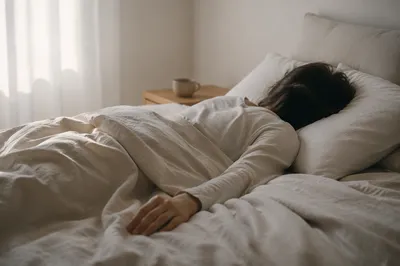 Peaceful Sleep in Soft Dawn Light