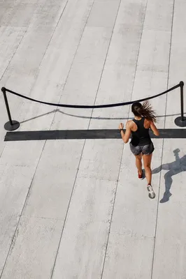 Determined Runner Nearing Endurance Race Finish