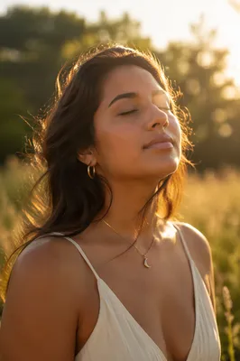 Young Woman in Summer Sunlight