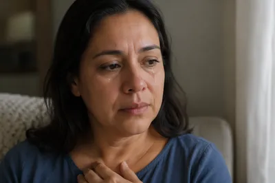 Tearful Woman by Soft Window Light