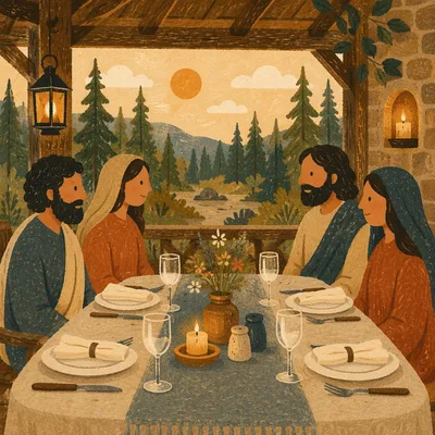 Provision Table in a Wilderness Lodge