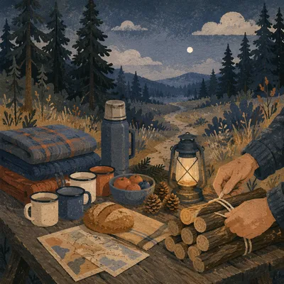 Provision Table in Wilderness Clearing