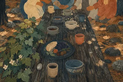 Wilderness Provision Table for Shared Meal