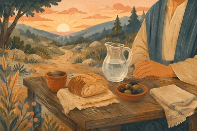 Provision Table in Wilderness Dawn