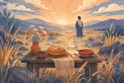 Provision Table in Wilderness Dawn