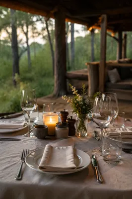 Provision Table in a Wilderness Lodge