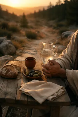 Dawn Provision Table in the Wilderness