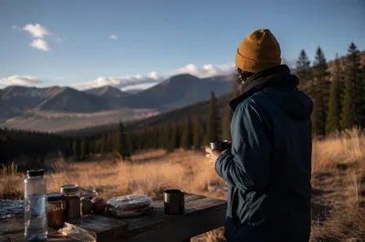 Provision Table in a Wilderness Valley