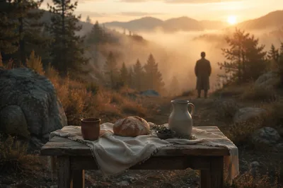 Provision Table in Wilderness Dawn