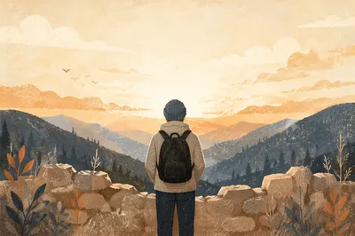Redemption Sunrise Beyond a Broken Wall