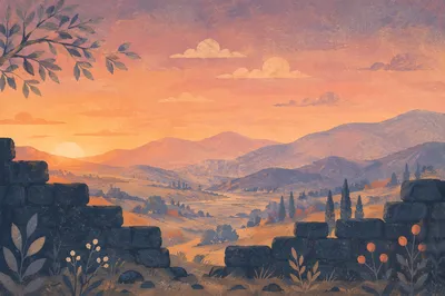 Redemption Sunrise Beyond a Broken Wall