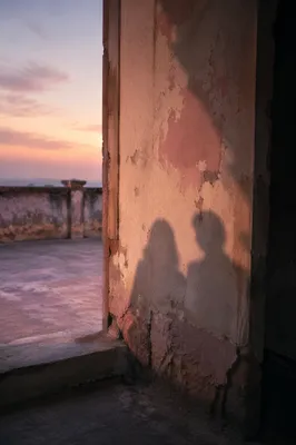 Redemption Sunrise Through a Broken Doorway
