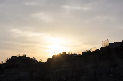 Redemption Sunrise Beyond a Broken Wall