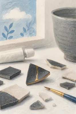 Gold Mended Pottery and Emotional Restoration
