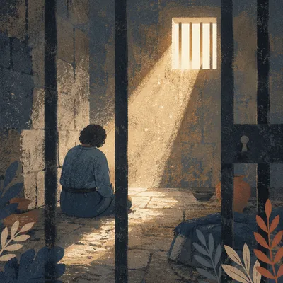 Salvation Light Through Prison Bars