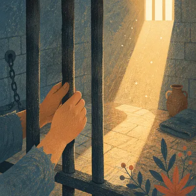 Salvation Light Through Prison Bars