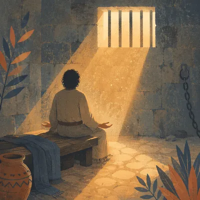Salvation Light Through Prison Bars