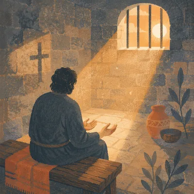 Salvation Light Through Prison Bars