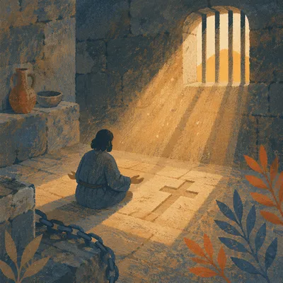 Salvation Light Through Prison Bars