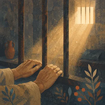 Salvation Light Through Prison Bars