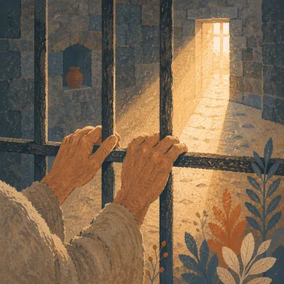 Salvation Light Through Prison Bars