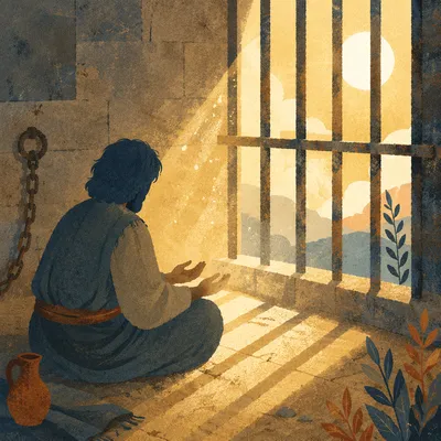 Salvation Light Through Prison Bars