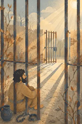 Salvation Light Through Prison Bars