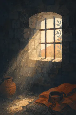 Salvation Light Through Prison Bars