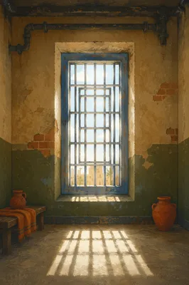 Salvation Light Through Prison Bars