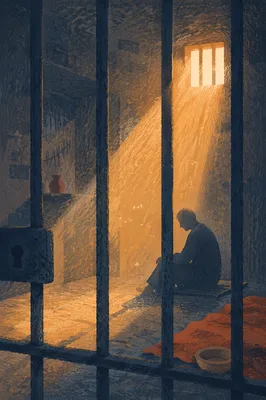 Salvation Light Through Prison Bars
