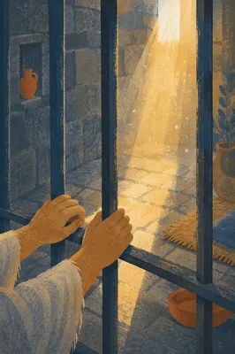 Salvation Light Through Prison Bars