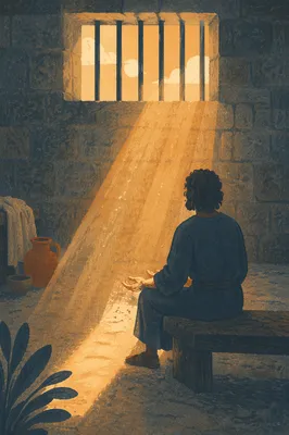 Salvation Light Through Prison Bars